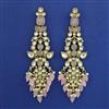 Indo Western Long Earring with Mehndi Plating