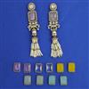 Indo Western Changeable Earring with Mehndi Plating