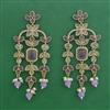 Indo Western Pearl Earring with Mehndi Plating