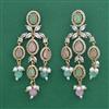 Indo Western Pearl Earring with Mehndi Plating