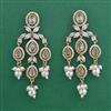 Indo Western Pearl Earring with Mehndi Plating