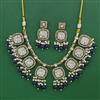Indo Western Pearl Necklace with Mehndi Plating