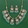Indo Western Pearl Necklace with Mehndi Plating