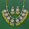 Indo Western Pearl Necklace with Mehndi Plating