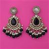 Indo Western Pearl Earring with Mehndi Plating
