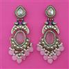 Indo Western Birds Earring with Mehndi Plating