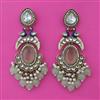 Indo Western Birds Earring with Mehndi Plating
