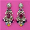 Indo Western Birds Earring with Mehndi Plating