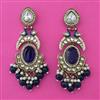 Indo Western Birds Earring with Mehndi Plating
