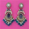 Indo Western Birds Earring with Mehndi Plating