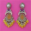 Indo Western Birds Earring with Mehndi Plating