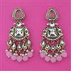 Indo Western Pearl Earring with Mehndi Plating