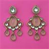 Indo Western Classic Earring with Mehndi Plating
