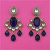 Indo Western Classic Earring with Mehndi Plating