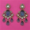Indo Western Classic Earring with Mehndi Plating