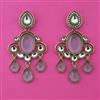 Indo Western Classic Earring with Mehndi Plating