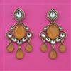 Indo Western Classic Earring with Mehndi Plating