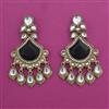 Indo Western Long Earring with Mehndi Plating