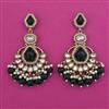 Indo Western Long Earring with Mehndi Plating