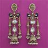 Indo Western Birds Earring with Mehndi Plating