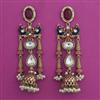 Indo Western Birds Earring with Mehndi Plating
