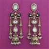 Indo Western Birds Earring with Mehndi Plating