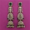 Indo Western Jhumki With Mehndi Plating