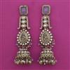 Indo Western Jhumki With Mehndi Plating