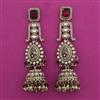 Indo Western Jhumki With Mehndi Plating