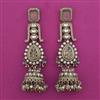 Indo Western Jhumki With Mehndi Plating