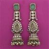 Indo Western Jhumki With Mehndi Plating