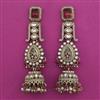 Indo Western Jhumki With Mehndi Plating