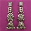 Indo Western Jhumki With Mehndi Plating