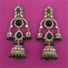 Indo Western Jhumki With Mehndi Plating