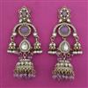 Indo Western Jhumki With Mehndi Plating