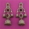 Indo Western Jhumki With Mehndi Plating