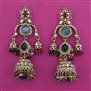 Indo Western Jhumki With Mehndi Plating