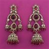 Indo Western Jhumki With Mehndi Plating