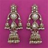 Indo Western Jhumki With Mehndi Plating