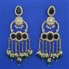 Indo Western Long Earring with Mehndi Plating