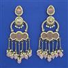 Indo Western Long Earring with Mehndi Plating