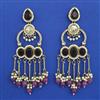 Indo Western Long Earring with Mehndi Plating