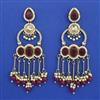 Indo Western Long Earring with Mehndi Plating