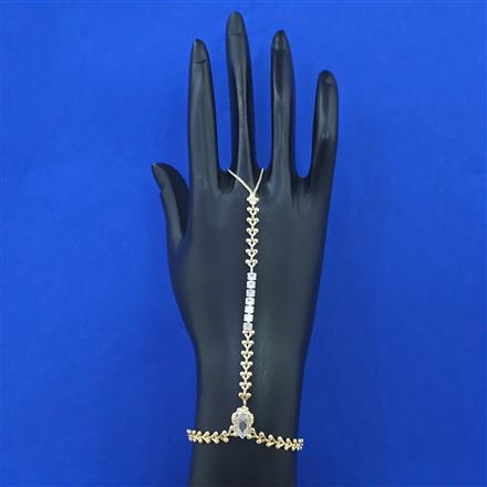 Indo Western Delicate Hath Pan with Rhodium Plating Gold Plating