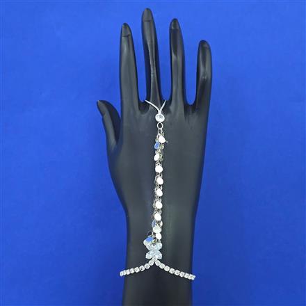Indo Western Delicate Hath Pan with Rhodium Plating Gold Plating