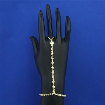 Indo Western Delicate Hath Pan with Rhodium Plating Gold Plating