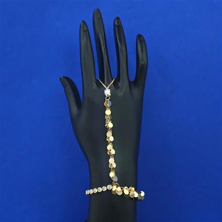 Indo Western Delicate Hath Pan with Rhodium Plating Gold Plating