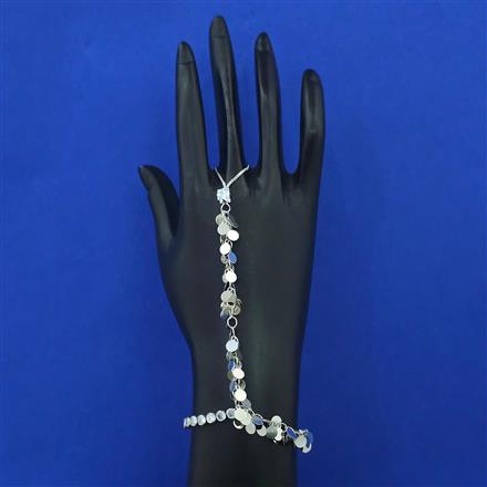 Indo Western Delicate Hath Pan with Rhodium Plating Gold Plating