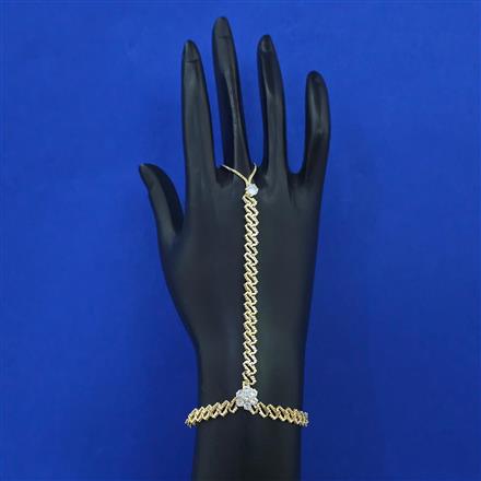 Indo Western Delicate Hath Pan with Rhodium Plating Gold Plating