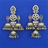 Indo Western Jhumki with Mehndi Plating